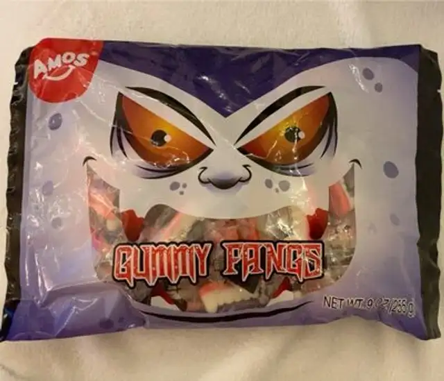 Gummy fangs