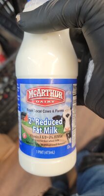 2% reduce fat milk