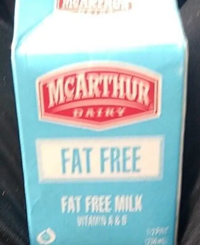 Fat free milk
