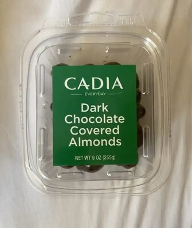 Dark chocolate covered almonds