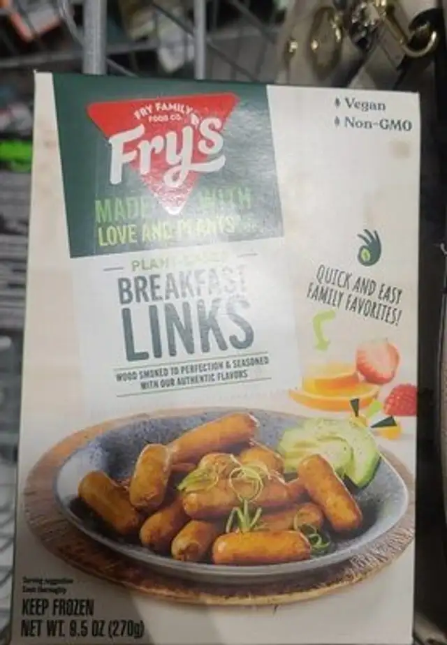 Fry's plant based breakfast links