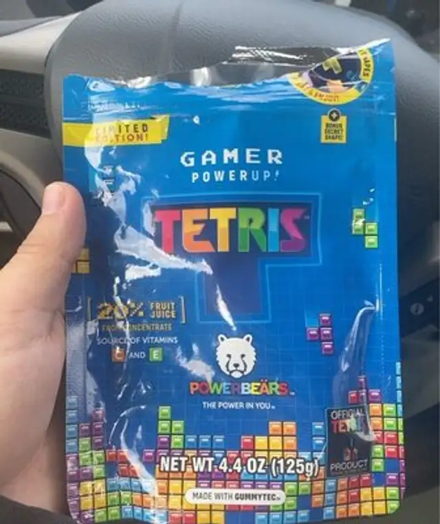 Gamer power up tetris