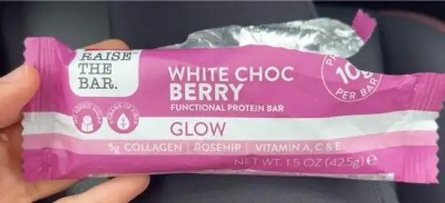 White Choc Berry Functional Protein Bar