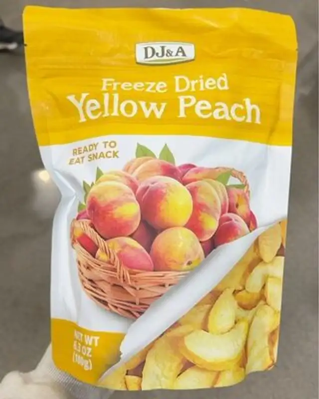 Freeze Dried Yellow Peach