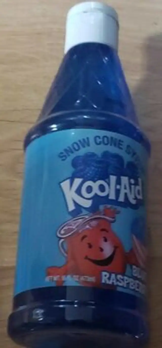 Blue raspberry snow cone syrup