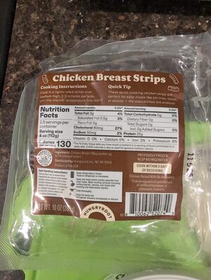 Chicken breast strips