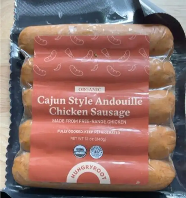 Cajun style Andouille Chicken Sausage