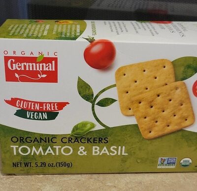 Organic Crackers Tomato & Basil