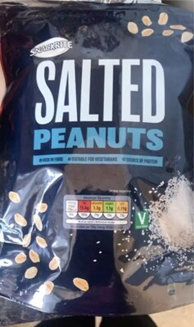 Salted peanuts