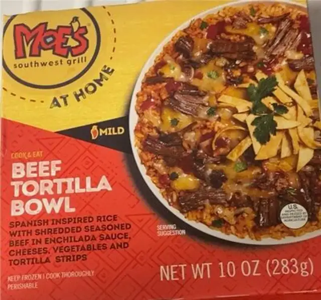 Beef tortilla bowl