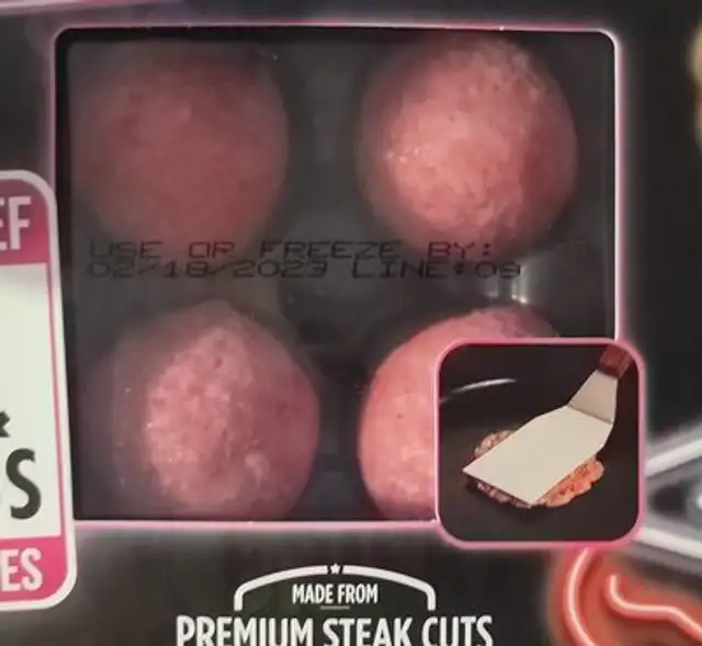 100% angus smash patties