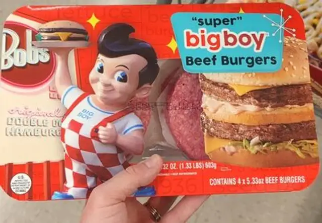 Super big boy beef burgers
