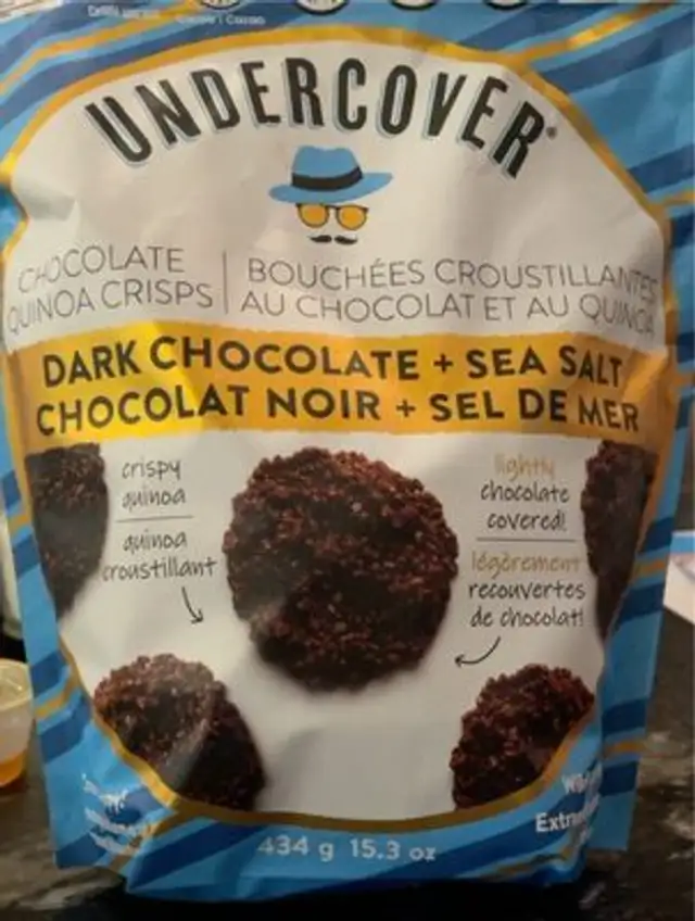 Dark chocolate + sea salt