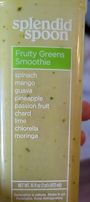 Fruity Greens smoothie