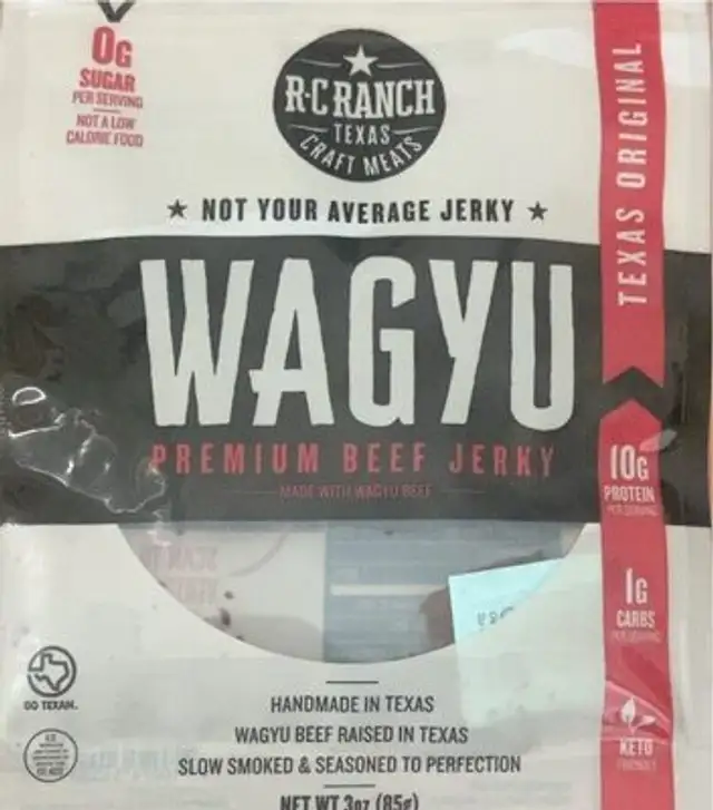 R-C Ranch Wagyu beef jerky- Texas Original
