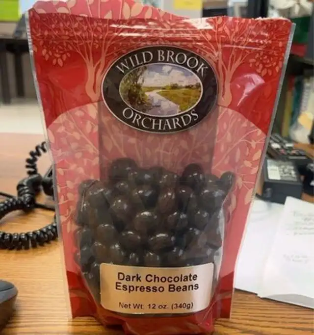 Dark chocolate espresso beans