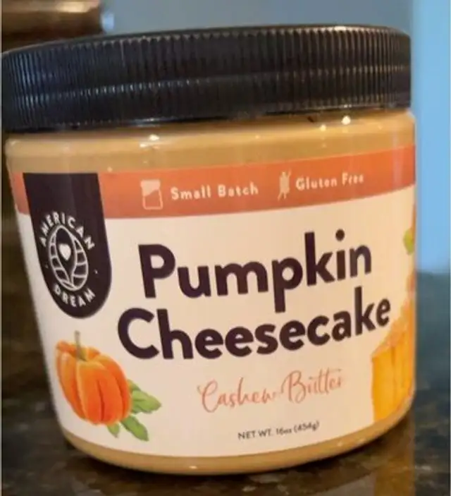 Pumpkin cheesecake cashew butter