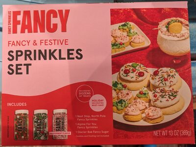 Fancy & Festive Sprinkles Set front packaging
