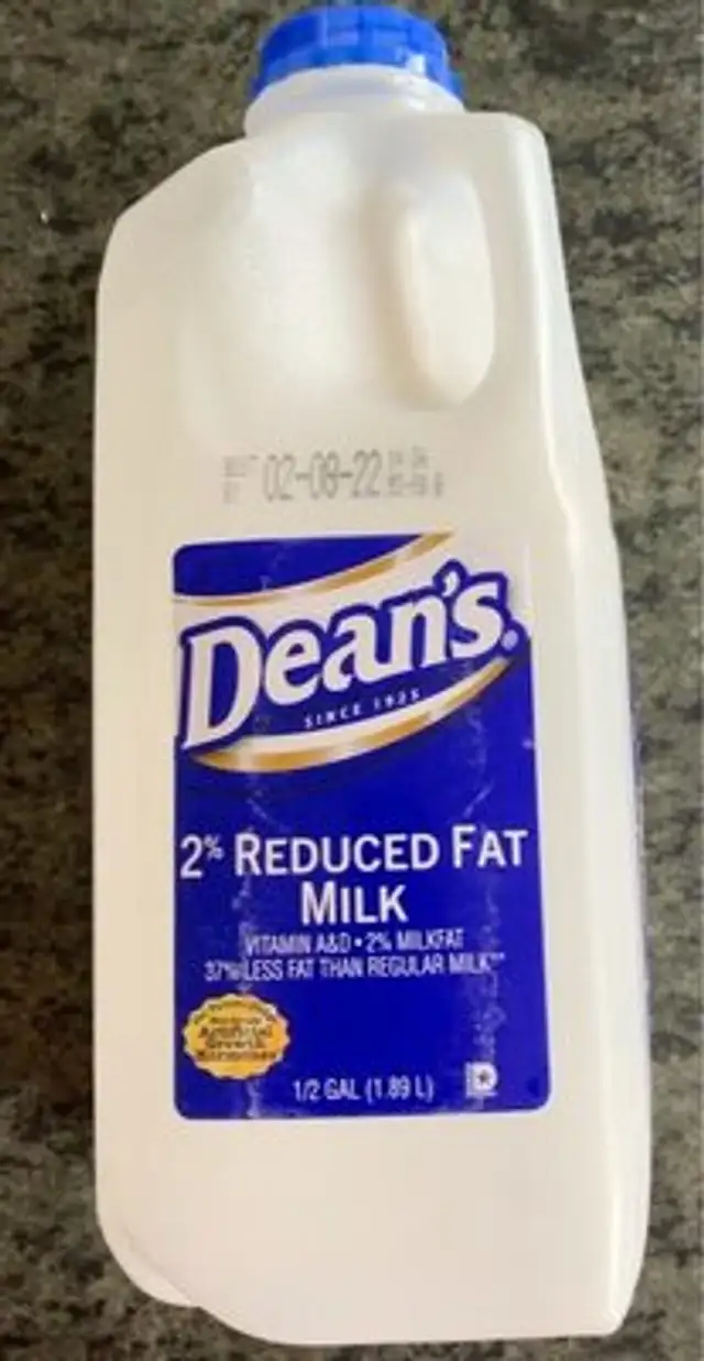 Dean’s 2% reduced fat milk