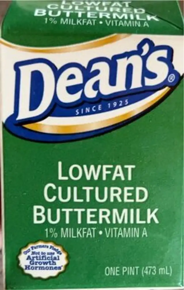 Low fat cultured buttermilk