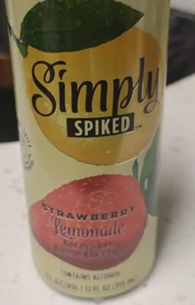 Simply Spiked Strawberry Lemonade