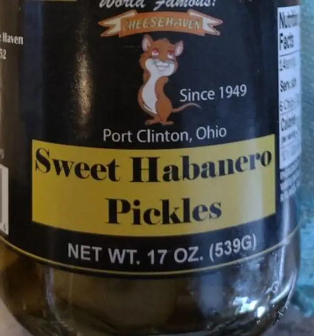 Sweet Habanero Pickles