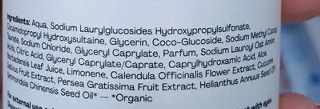hello bello vanilia ingredients label
