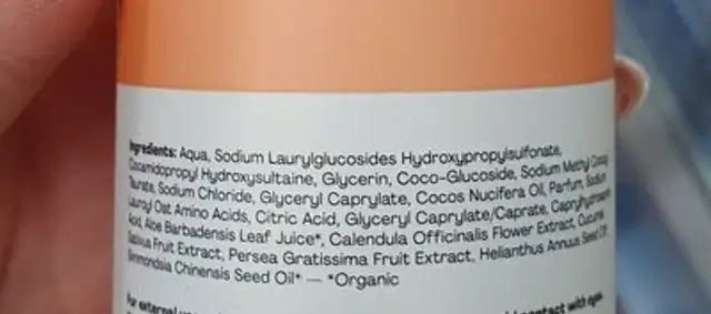 hello bello sweet cream ingredients label