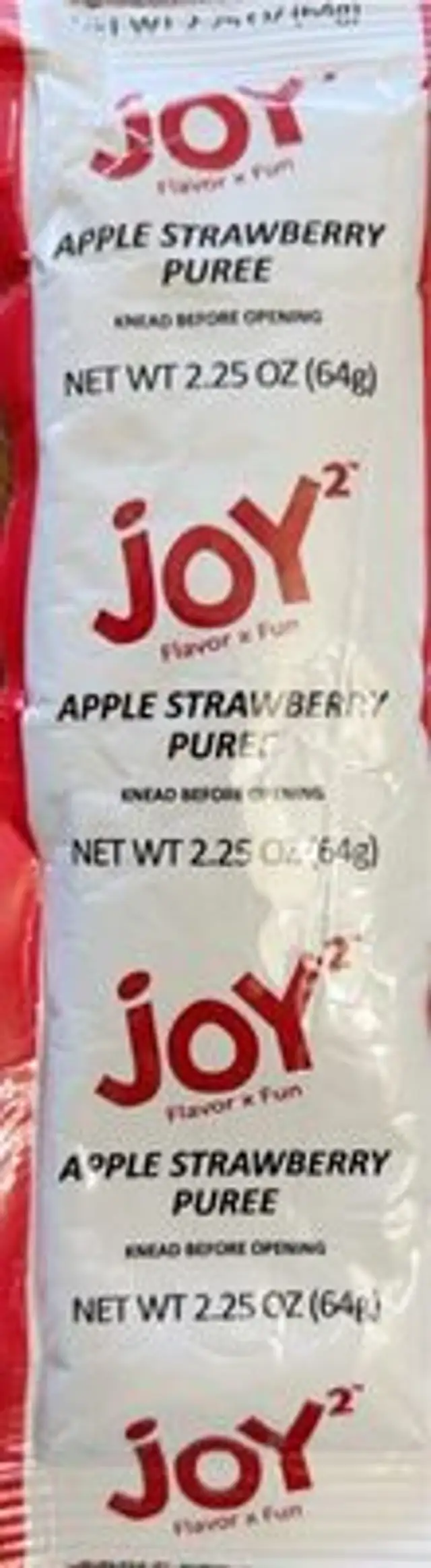 Apple Strawberry purée