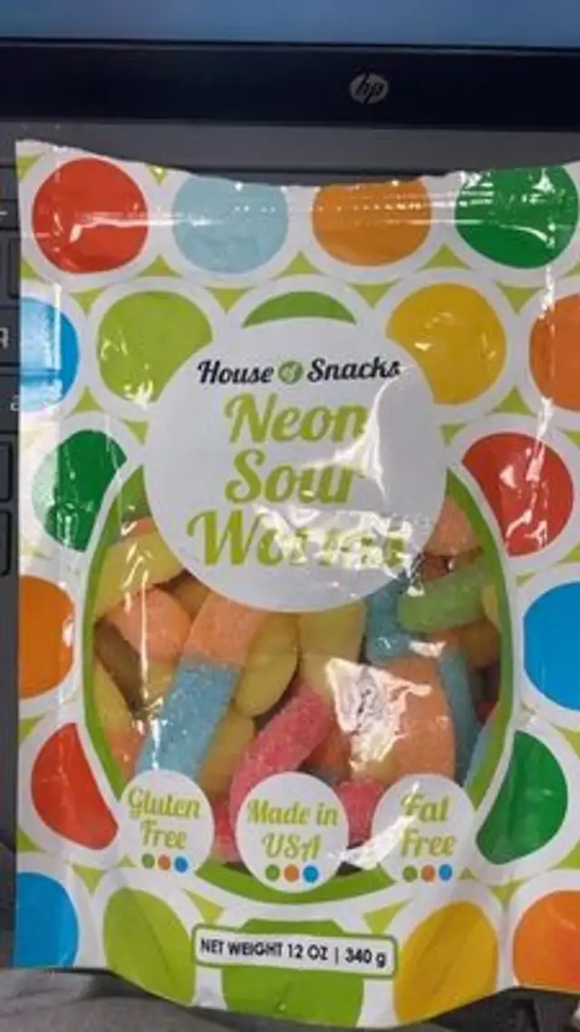 neon sour worms