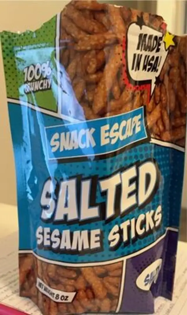Salted sesame sticks