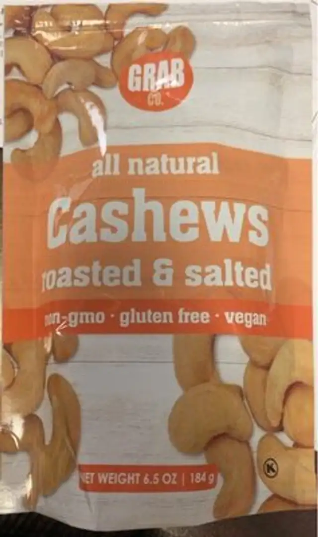 All natural Cashews