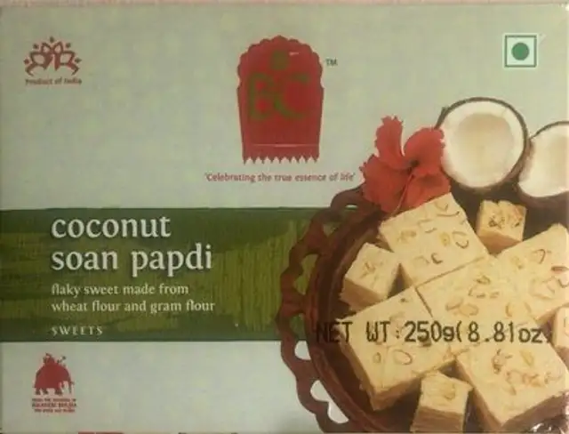 Coconut soan papdi