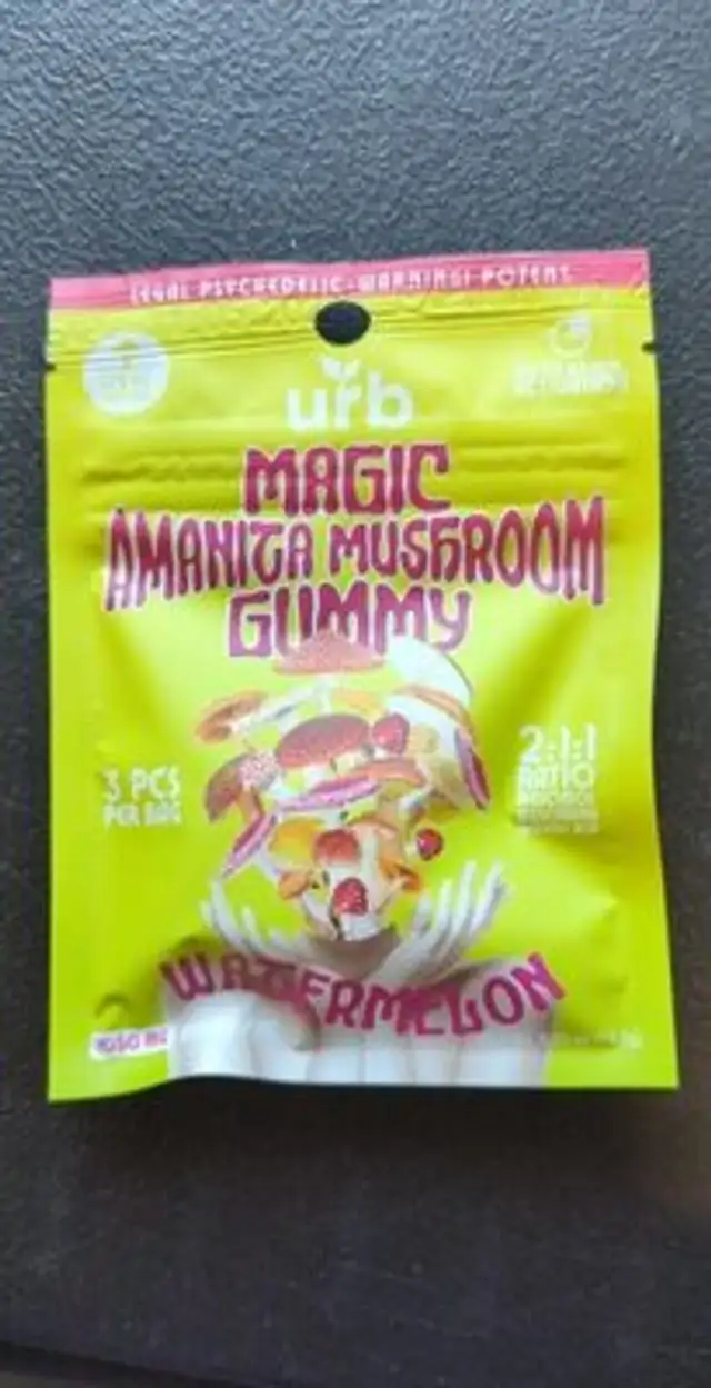 magic amanita mushroom gummu