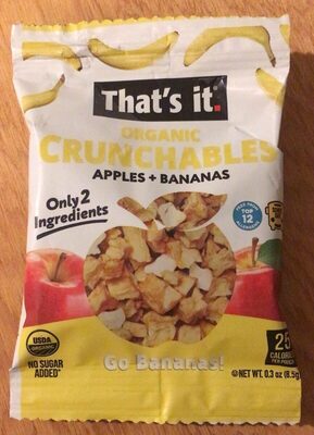 Organic Apples + Banana Crunchables