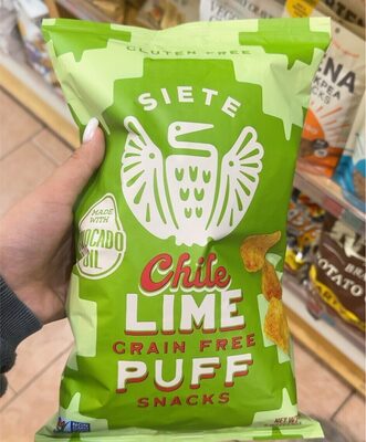 Chile lime grain free puff snacks