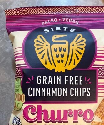 Grain free cinnamon chips front packaging