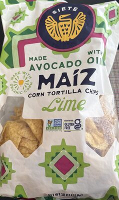Maíz Corn Tortilla Chips Lime