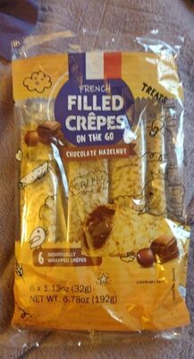 French Filled Crêpes on the Go Chocolate Hazelnut