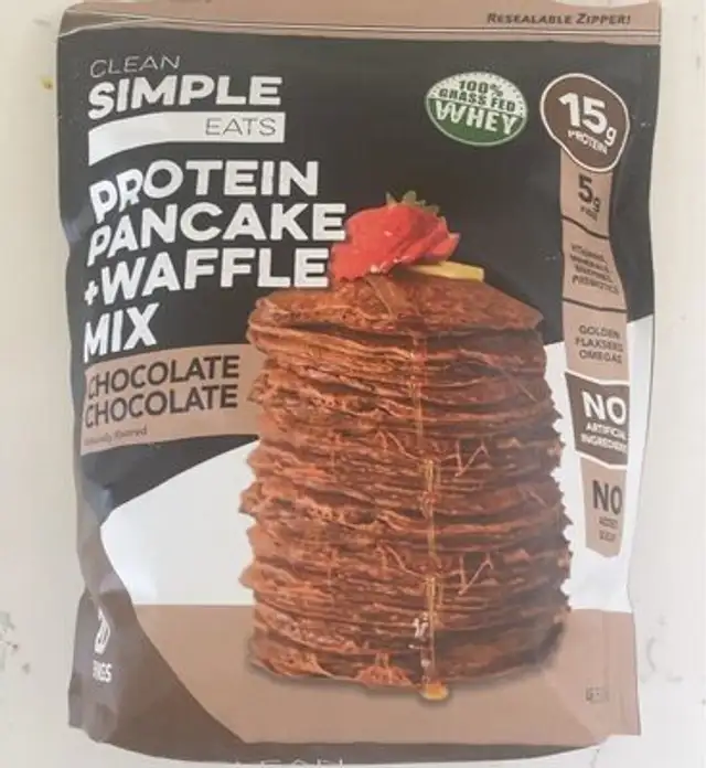 Protein pancake + waffle mix chocolate chocolate