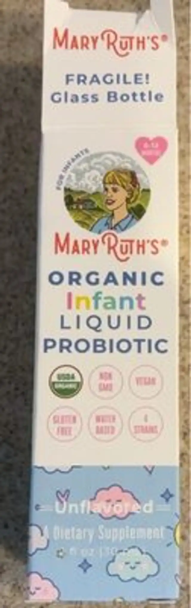 Organic infant liquid probiotic