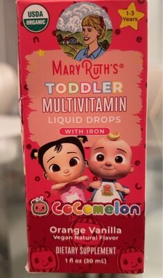 Mary Ruth’s Toddler Multivitamin Liquid Drops with Iron