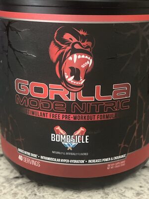 Nitric Stim-Free Preworkout Bombsicle Flavor