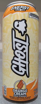 Orange Cream Energy Drink