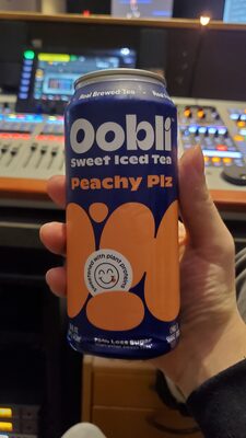 Oobli Sweet Iced Tea Peachy Plz