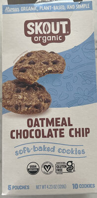 Oatmeal Chocolate Chip Soft-baked Cookies