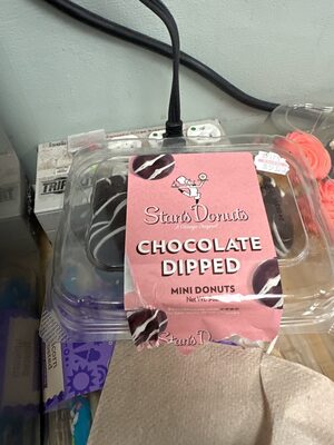 Choclate Dipped Mini Donuts