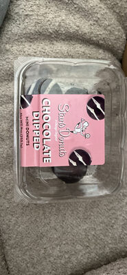 Chocolate Dipped Mini Donuts