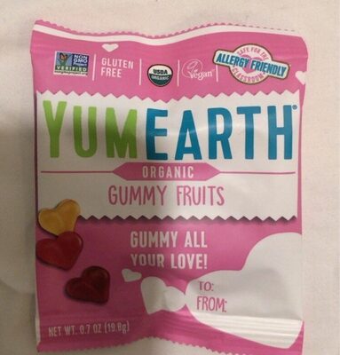 Organic Gummy Fruits (Valentine's)