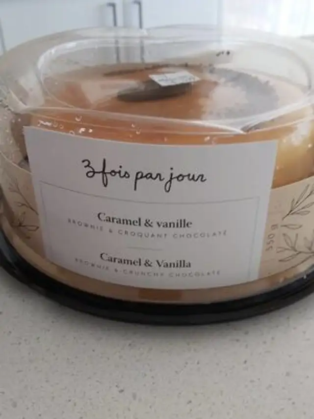 Gâteau caramel & vanille